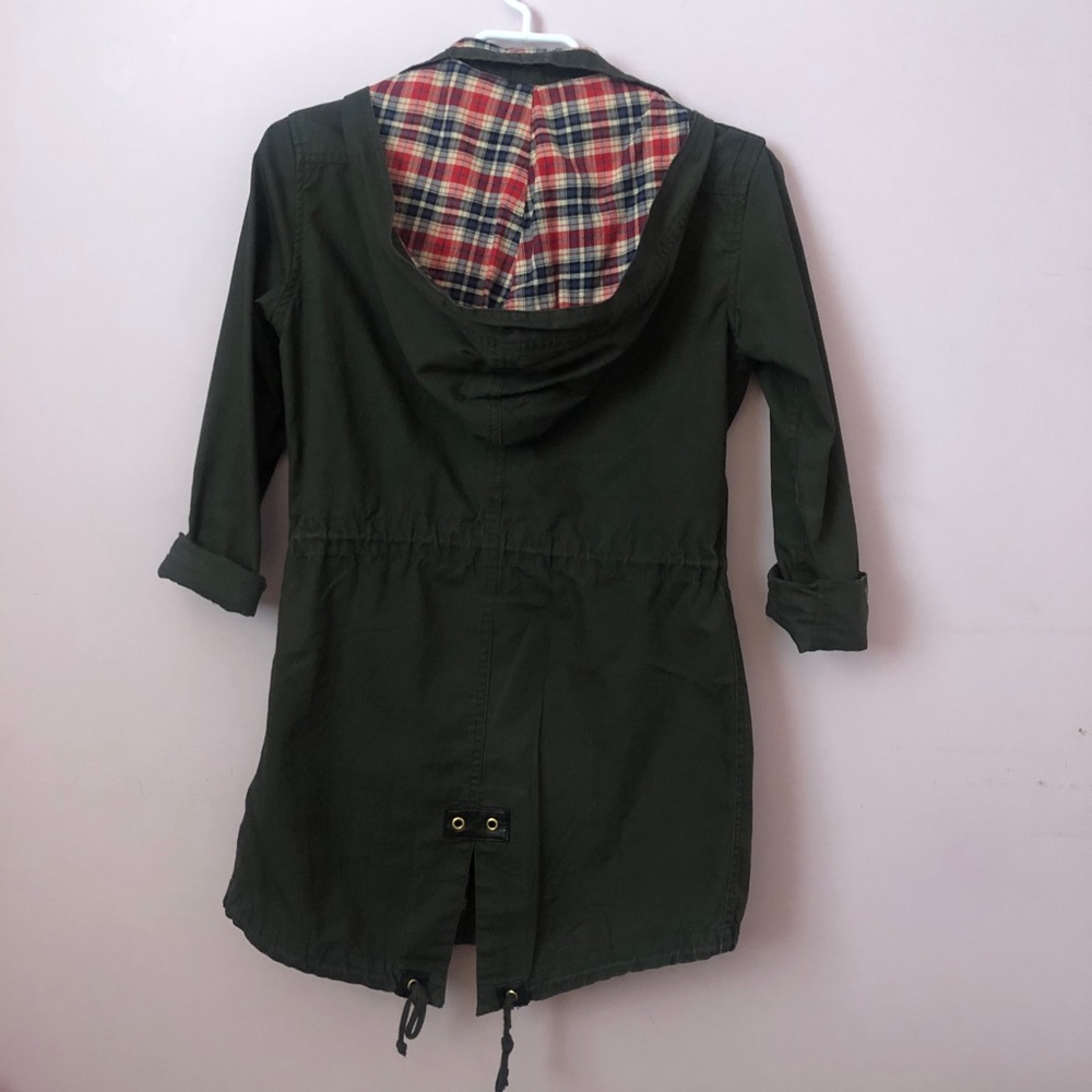 Army Green Utility Jacket - Picture 3 of 4